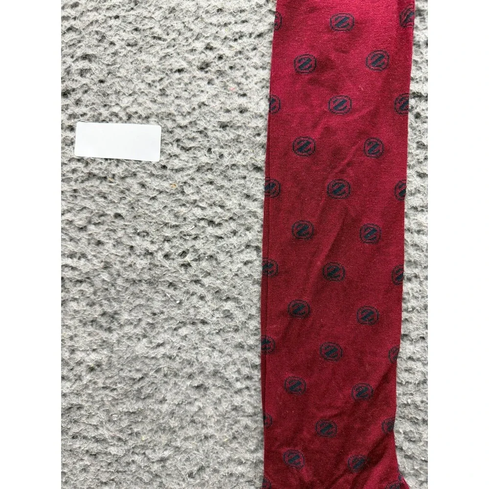 NWT Ermenegildo Zegna Z Norda Allover Knee Socks Berry One Size Unisex